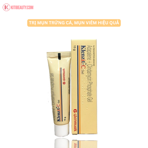 Kem Trị mụn Klenzit C Adapalene + Clindamycin Phosphate Gel 15g